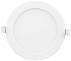 Oprawa wpuszczana LED LE MANS okrągła biała 20W 240x32 mm 3000/4000/6000K IP44 ściemnialna Oświetlenie wewnętrzne LED Heitronic Le Mans 501378  20 W