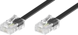 ISDN Kabel [1x złącze męskie RJ45 8p4c - 1x złącze męskie RJ45 8p4c] 15.00 m czarny Basetech