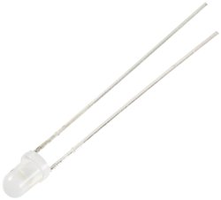 Dioda LED THT TRU COMPONENTS TC-10551820, 3 mm, 1120 mcd, 1 szt.