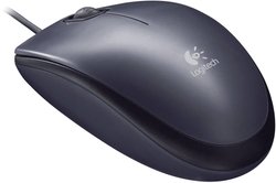 Mysz optyczna Logitech M90, USB, przewodowa, 1000 dpi, czarna