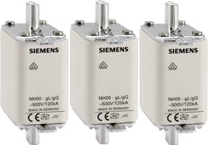 Bezpiecznik Siemens NH 500 V rozmiar 000, 100 A