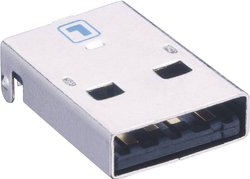 Złącze męskie USB Lumberg 2410 08, 1 szt.