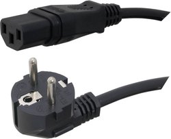 Kabel zasilający HAWA 1008230, H05VV- F 3G0 , 75, 250 V, 2 m.