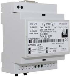 Konwerter Ethernet Wachendorff HD6703825M, RS-232, RS-485, Ethernet, 24 V/DC