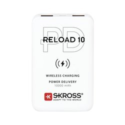 Powerbank Skross Reload 10 PD, Qi 10000 mAh  Li-Ion