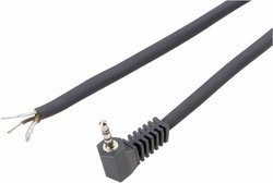 Przewód audio z wtyczką BKL Electronic jack 3,5 mm, kątowa,mono, 1,8 m