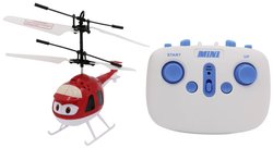 MINI HELIKOPTER NA PODCZERWIEŃ, CZERWONY Helikopter RC dla początkujących RtR