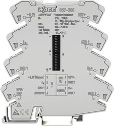 Przetwornik pomiarowy częstotliwości 0,1 Hz ... 120 kHz WAGO 857-500 przetwornik pomiarowy JUMPFLEX®