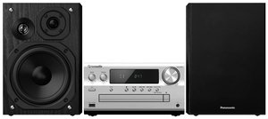 System audio Panasonic SC-PMX802E-S 120 W srebrno-czarny Miniwieża Panasonic SC-PMX802E-S  czarny, srebrny