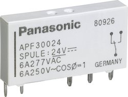 Przekaźnik mocy PCB PF 6 A, Panasonic APF30205 5 V/DC 1 zestyk przełączny Max. 6 A