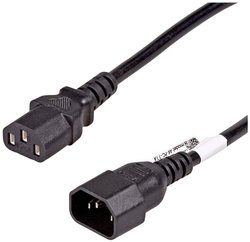 Kabel Akyga AK-PC-11A [1x złącze żeńskie IEC C13 - 1x złącze męskie IEC C14] 5.00 m