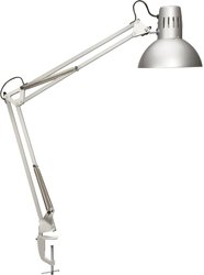 Lampa z zaciskiem Maul MAULstudy 8230595 lampa energooszczędna E-27 60 W srebrny