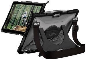 Tablet Hülle Urban Armor Gear Plasma Handstrap Case  jasnozielony, przeźroczysty