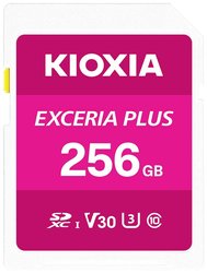 Karta pamięci SDXC Kioxia LNPL1M256GG4, 256 GB, UHS-I, v30 Video Speed Class, 100 MB/s / 85 MB/s