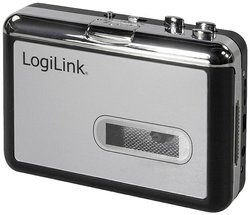 Konwerter kaset magnetofonowych LogiLink UA0156, USB, kaseta => MP3, czarno-srebrny