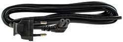 Kabel sieciowy zasilający AS Schwabe 70881  czarny 1.5 m