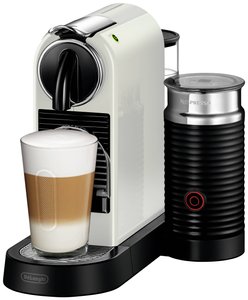 Ekspres do kawy na kapsułki DeLonghi MC DE DL-NESPRESSO EN267.WAE NA30086, biały, stali szlachetnej