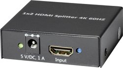 Maxtrack CS 25-2 L 4K HDMI 2.0, rozdzielacz, czarny Splitter HDMI Maxtrack CS 25-2 L 1 szt.