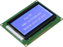 Wyświetlacz LCD Joy-it LCD128x64SPI biały niebieski 128 x 64 Pixel (S x W x G) 93 x 70 x 12 mm