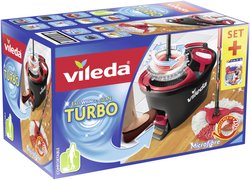 Vileda Vileda TURBO BOX z wymienną głowicą TURBO REFILL MICROFIBRE 2w1 1 szt. 158572