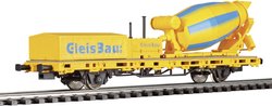 Wagon specjalny Viessmann Modelltechnik 2624 Wózek niski H0 z betonomieszarką GleisBau