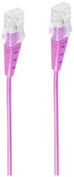 Kabel połączeniowy Shiverpeaks BASIC-S ISDN, wtyk RJ45 na wtyk RJ45, kabel okrągły, 4-żyłowy, magenta 1 m ISDN Kabel [1x złącze męskie RJ45 - 1x złącze męskie RJ45] 1 m magenta Shiverpeaks