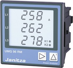 Wskaźnik panelowy cyfrowy Janitza UMG96RM Uniwersalny miernik UMG96RM, RS485 Modbus