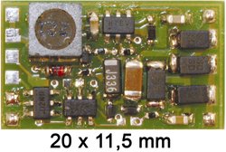 Dekoder funkcyjny FD-LED, MM/DCC, z przewodem