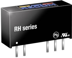 Przetwornica DC/DC, do PCB RECOM RH-0505D RH-0505D, SIP-7, 1 W, 5, 1 szt.