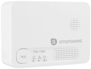 Czujnik czadu Smartwares FGA-13051 FGA-13051   bateryjne Wykrywanie Tlenek węgla