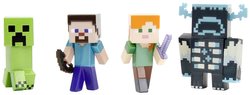 Jada Toys Zestaw 4 figurek Minecraft 2,5 cala