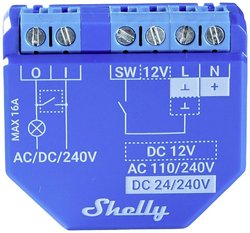 Shelly Plus 1 Shelly Element wykonawczy  Bluetooth, Wi-Fi