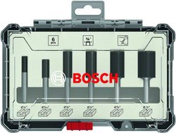 Zestaw frezów do rowków, chwyt 1/4 cala, 6 sztuk Bosch Accessories 2607017467