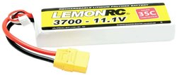 Pakiet akumulatorów (LiPo) 11.1 V 3700 mAh 35 C LemonRC Softcase XT90