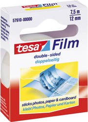 tesafilm® dwustronna taśma klejąca, folia fotograficzna - do mocowania do papieru i innych materiałów Taśma dwustronna tesa tesafilm® 57910-00000-02 (D x S) 7.5 m x 12 mm 7.5 m 1 szt.