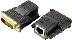 Ekstender (przedłużenie) DVI ATEN VE066-AT, przez kabel sieciowy RJ45, 20 m