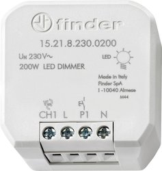 Elektroniczny ściemniacz podtynkowy LED 200 W Finder 15.21.8.230.0200