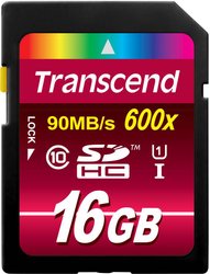 Karta pamięci SDHC Transcend TS16GSDHC10U1, 16 GB, Class 10, UHS-I, 90 MB/s / 30 MB/s