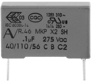 Kemet R46KN322000M1M 20 % 275 V Kondensator przeciwzakłóceniowy MKP 1 szt.