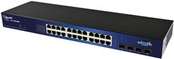 ALLNET Nieaged L2 Gigabit Ethernet (10/100/1000) 19U Switch Allnet ALL-SG8428M, 24+4 Porty