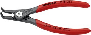 Precyzyjne szczypce do pierścieni osadczych do pierścieni zewnętrznych (wałków) 49 11/49 21 Szczypce do pierścieni Segera Knipex  49 21 A11 130 mm