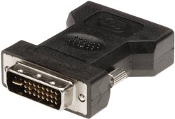 Przejściówka, adapter DVI, VGA Digitus AK-320504-000-S, [1x złącze męskie DVI 24+5-pin - 1x złącze żeńskie VGA]