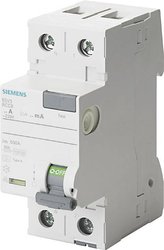 Wyłącznik różnicowoprądowy Siemens 5SV3314-6KL, 2 styki, 40 A, 0.03 A, 230 V