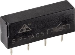 Przekaźnik kontaktronowy TRU COMPONENTS SIP1A05 1 NO 5 V/DC 0.5 A 10 W SIP-4