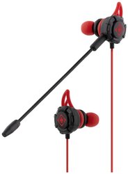 Zestaw słuchawkowy In Ear DELTACO GAMING GAM-076 GAM-076 Stereo czarny, czerwony