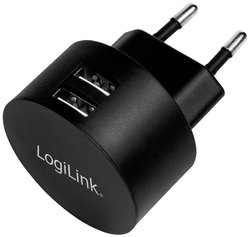 Adapter gniazda USB, 2x port USB do szybkiego ładowania, 10,5W Ładowarka USB LogiLink  PA0218 10.5 W 2100 mA