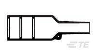 TE Connectivity TE RAY TFIT Poly Molded Parts 864607-000, 1 szt.