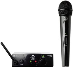 Mikrofon bezprzewodowy Sennheiser AKG WMS 40 Mini, ISM 1, zestaw z odbiornikiem