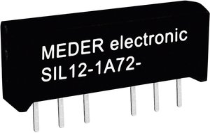 Przekaźnik kontaktronowy StandexMeder Electronics SIL05-1A72-71D 1 NO 5 V/DC 0.5 A 10 W SIL-4