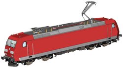 Lokomotywa elektryczna N BR 185 firmy DB AG Lokomotywa elektryczna Piko N 40580 N